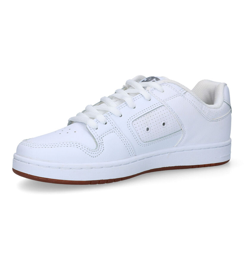DC Shoes Manteca 4 Baskets de skate en Blanc pour hommes (350820) - pour semelles orthopédiques