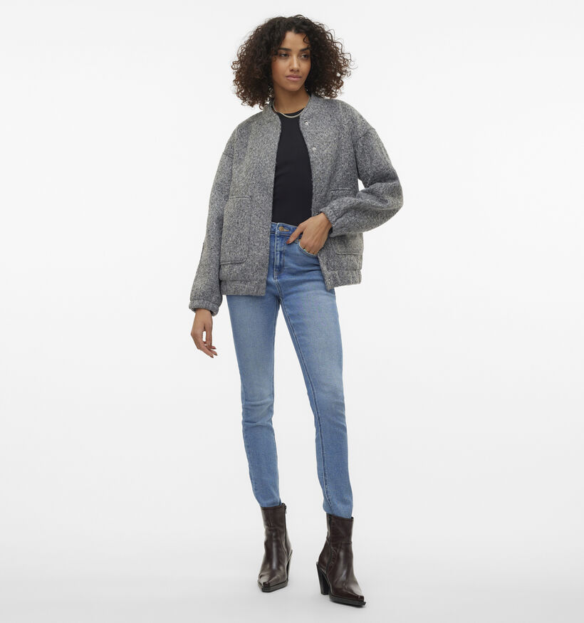 Vero Moda Amber Grijze Bomber jas voor dames (344046)