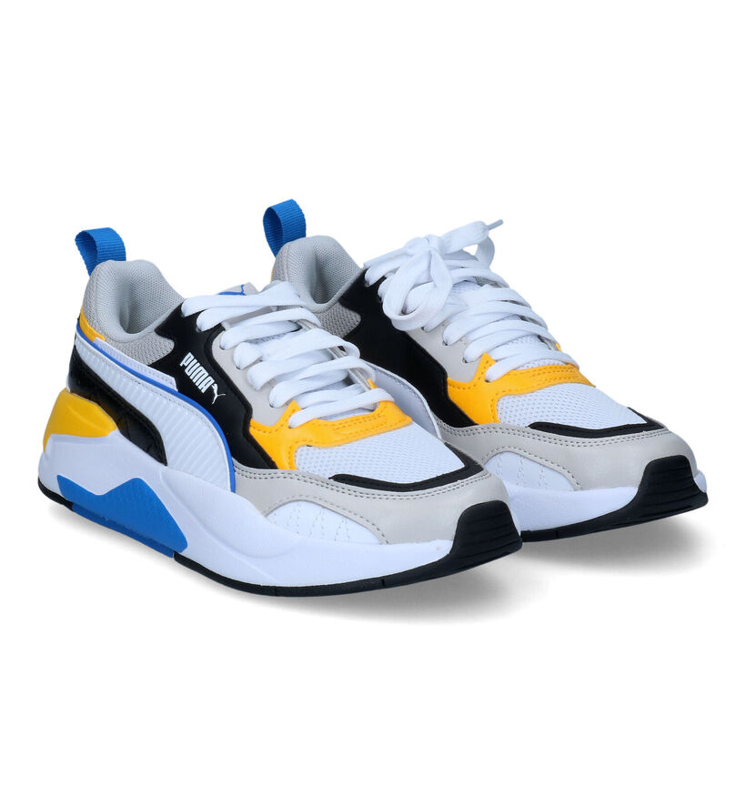 Puma X-Ray 2 Square Jr Witte Sneakers in kunstleer (311269)