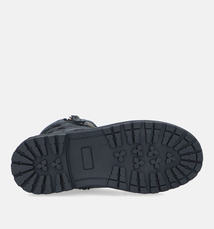 Milo & Mila Bottines robustes en Noir pour filles (329499)