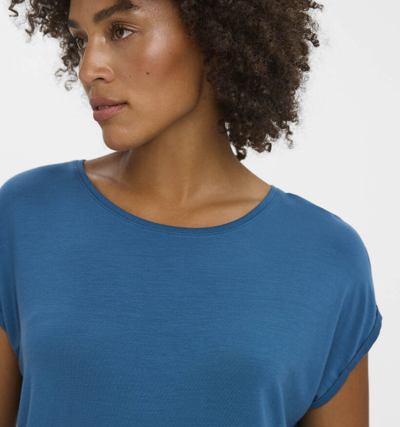 Vero Moda Vmava Blauwe T-shirt voor dames (360094)