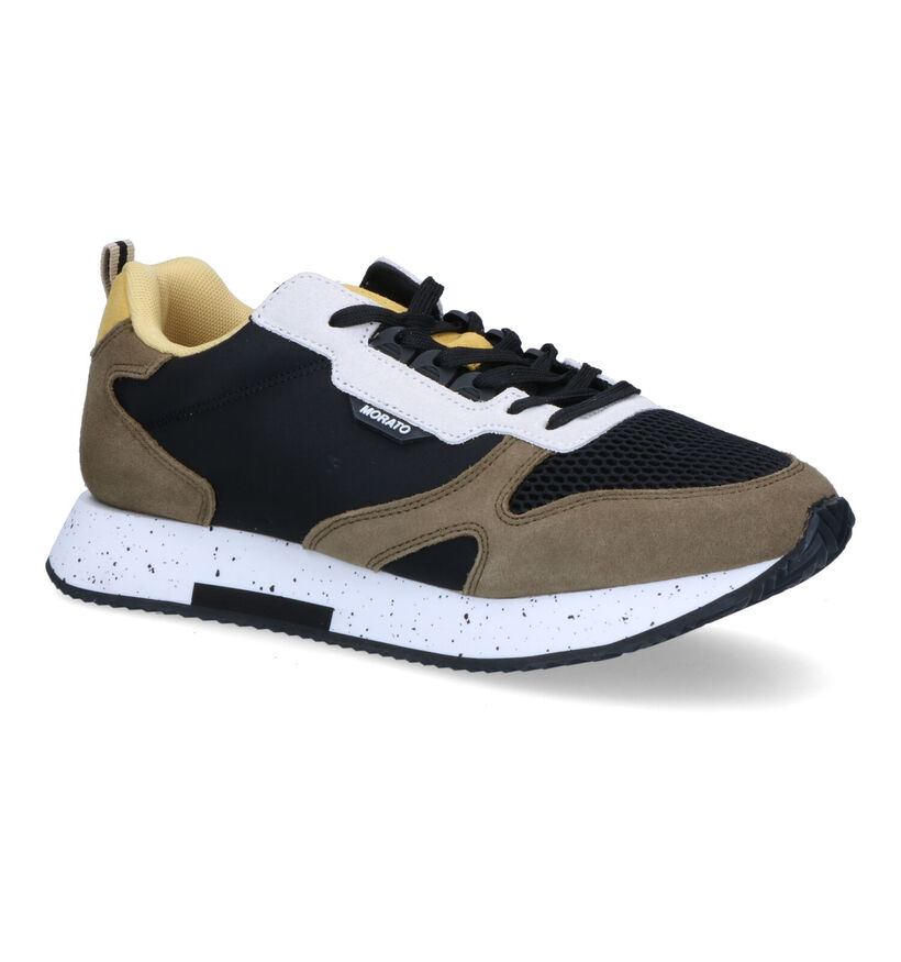 Antony Morato Kaki Sneakers in daim (306667)