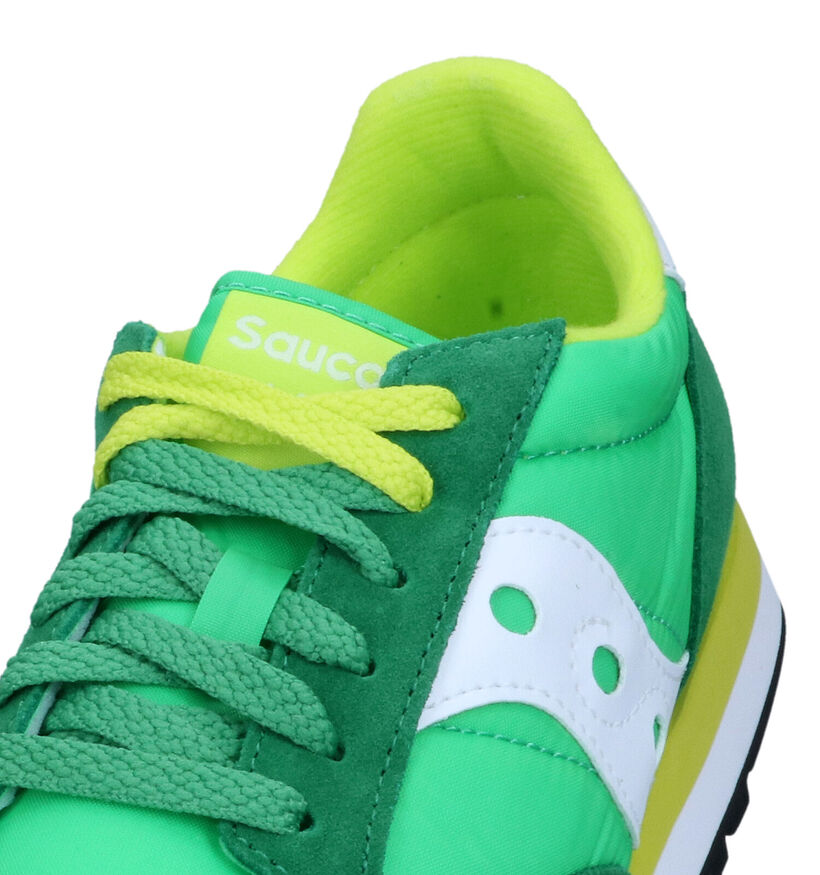 Saucony Jazz Original Baskets en Vert pour hommes (320935) - pour semelles orthopédiques