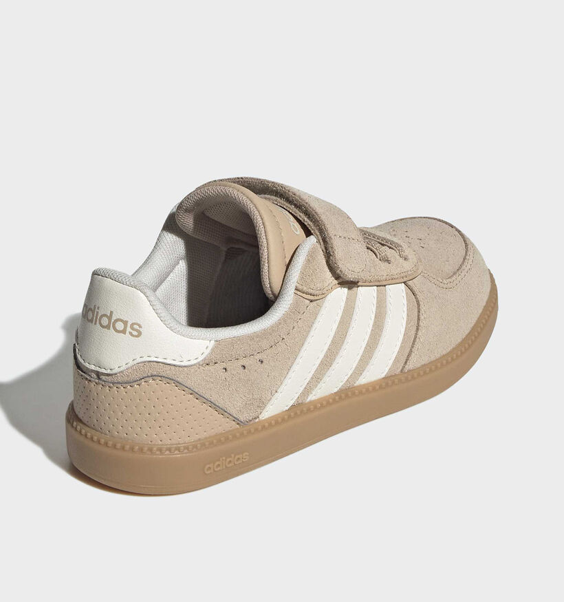 Adidas Breaknet Sleek El C Baskets basses en Beige pour filles (372835) - pour semelles orthop&eacute;diques