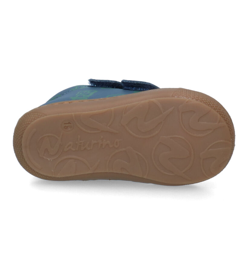 Naturino Cocoon Blauwe Babyschoentjes in leer (316402)