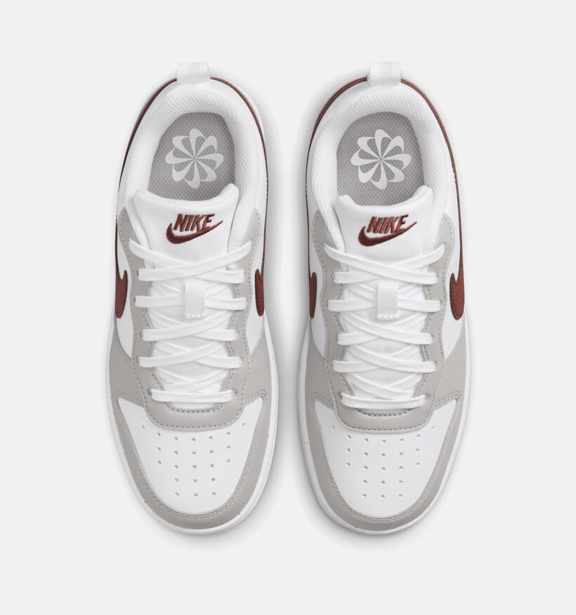 Nike Court Borough Recraft HF Witte Sneakers voor meisjes, jongens (347986)