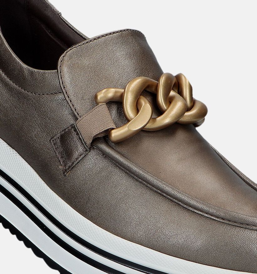 NeroGiardini Chaussures à enfiler en Or pour femmes (331982) - pour semelles orthopédiques