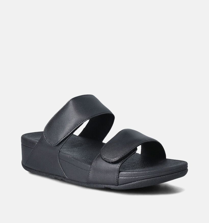 FitFlop Lulu Nu-pieds en Noir pour femmes (353822)