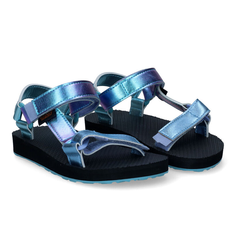 Teva Original Universal Blauwe Sandalen in kunstleer (306069)