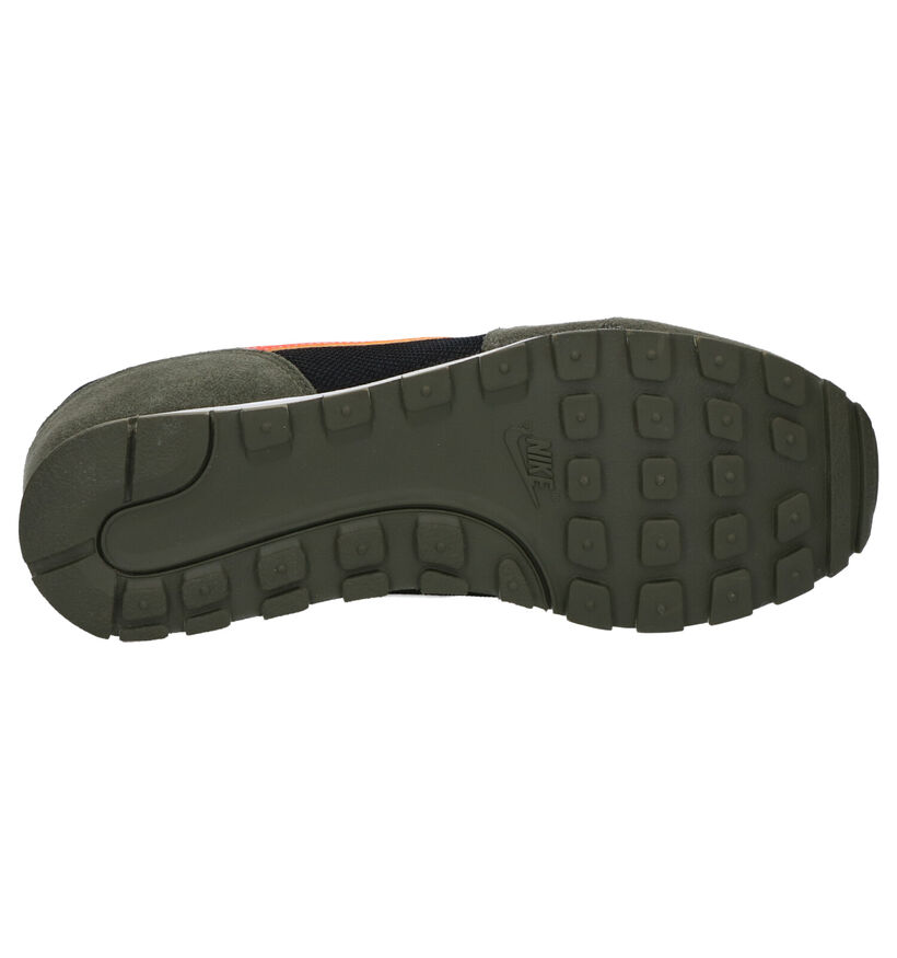 MD Runner Baskets basses en Vert kaki en daim (253971)