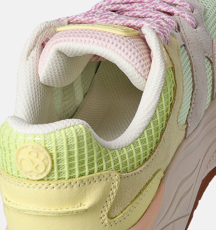 Scotch & Soda Pastel Gele Sneakers voor dames (353298) - geschikt voor steunzolen