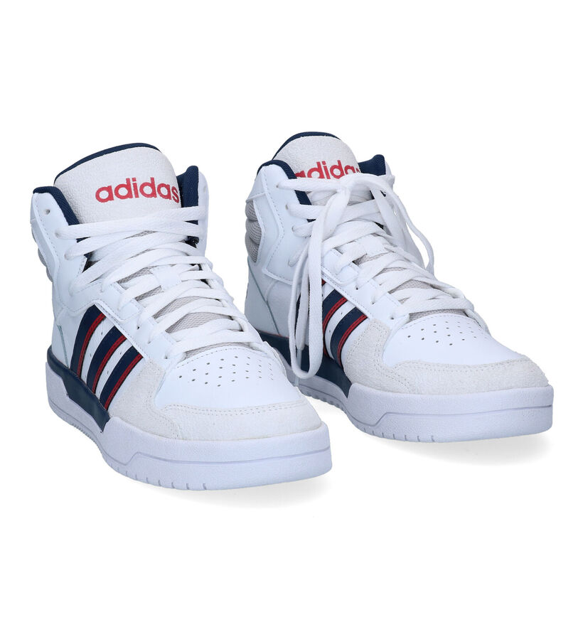 adidas Entrap Mid Witte Sneakers in leer (301433)