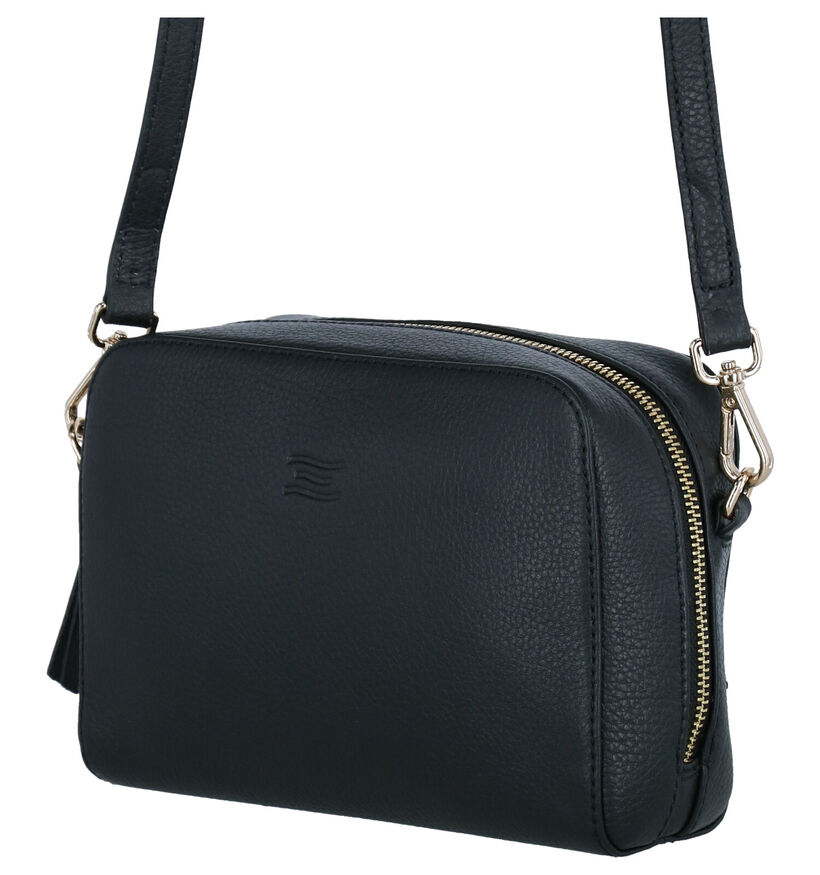 Crinkles Zwarte Crossbody Tas voor dames (324979)