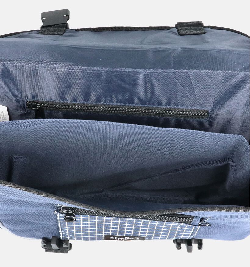 Studio V Dino Cartable en Bleu fonc&eacute; pour filles, gar&ccedil;ons (375047)