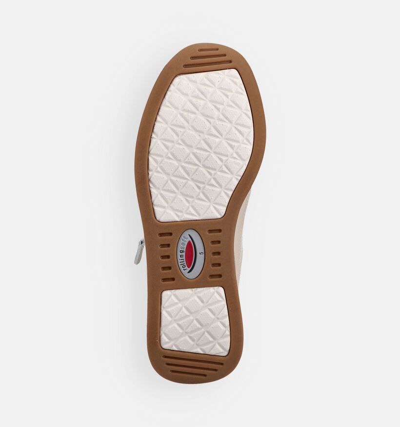 Gabor Rollingsoft Baskets en Blanc pour femmes (368409) - pour semelles orthop&eacute;diques