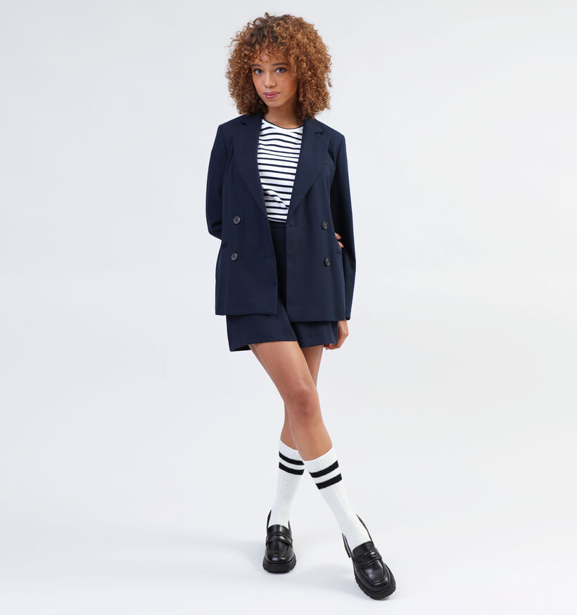 JDY Arizona Blazer double breasted en Bleu pour femmes (330980)