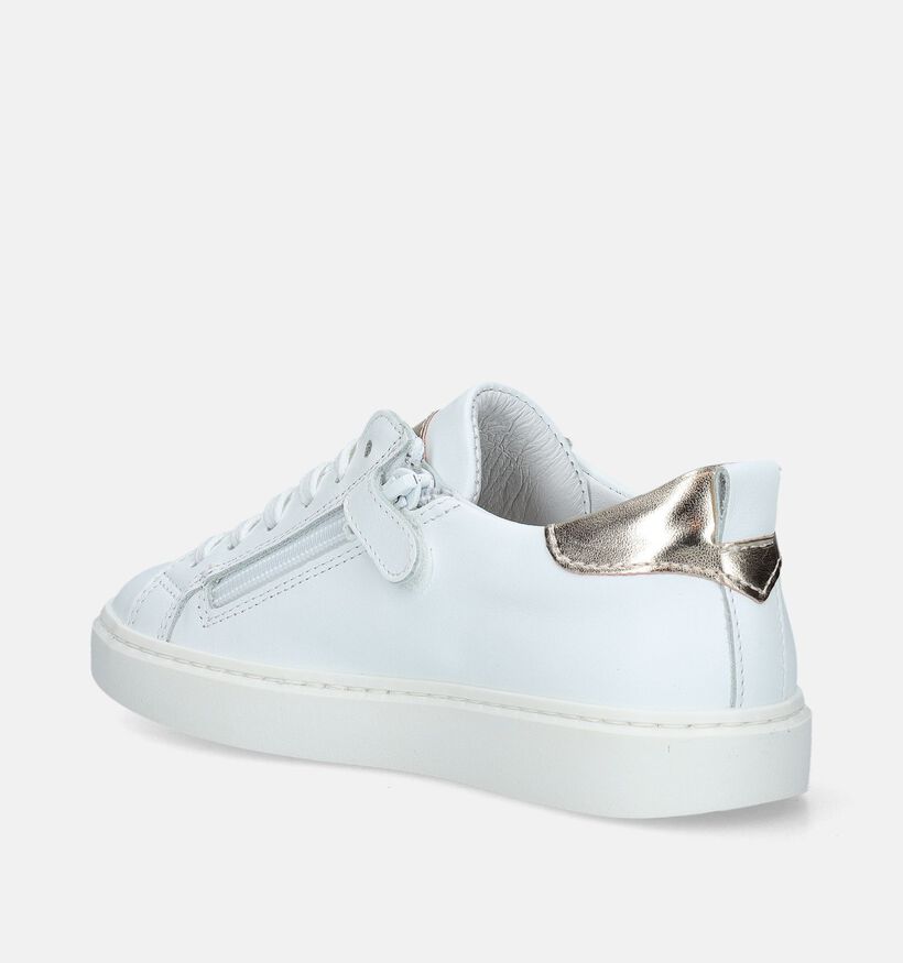 Bana & Co Baskets basses en Blanc pour filles (339771) - pour semelles orthopédiques