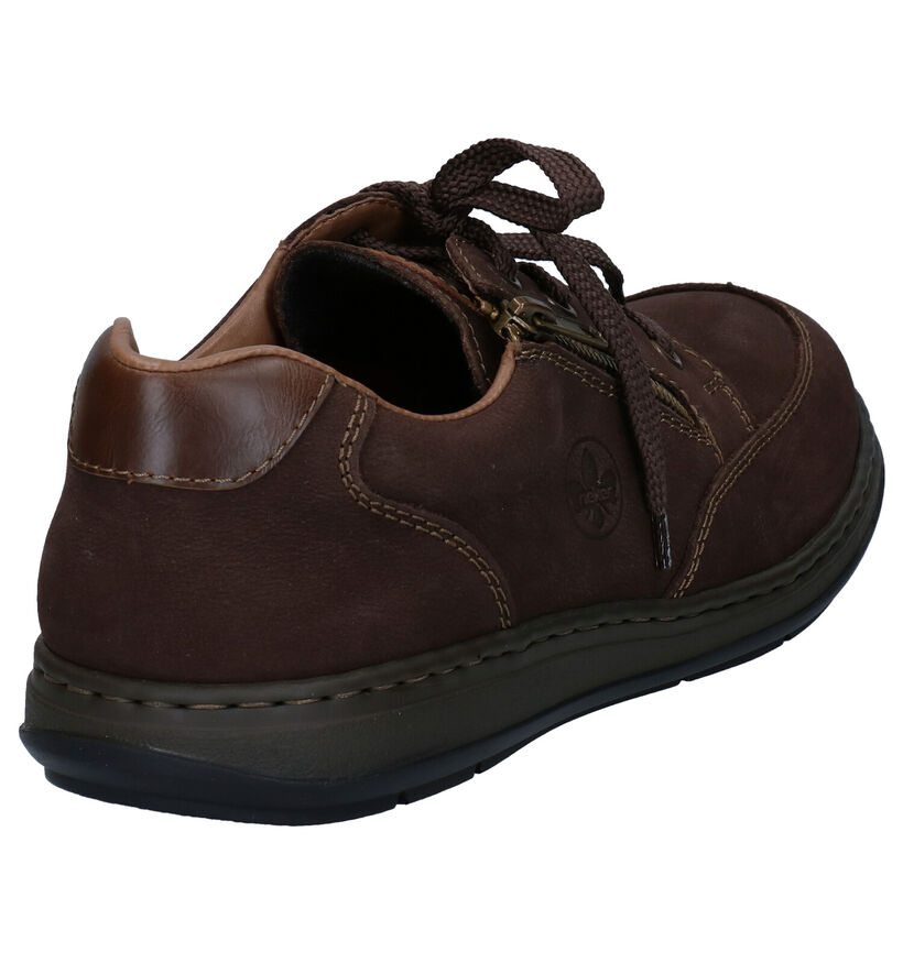 Rieker Chaussures à lacets en Brun en cuir (298473)
