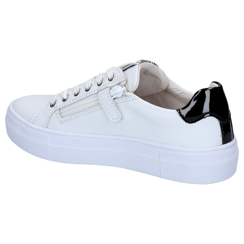 Milo & Mila Baskets basses en Blanc en cuir (266645)