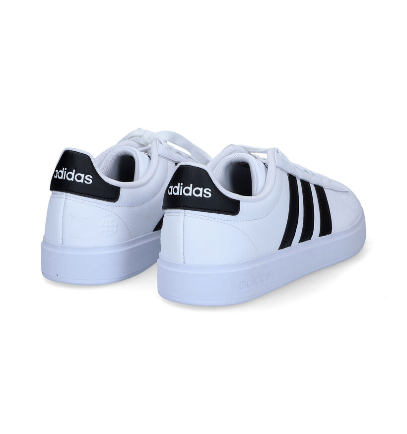 adidas Grand Court 2.0 Witte Sneakers voor jongens, heren (350086) - geschikt voor steunzolen