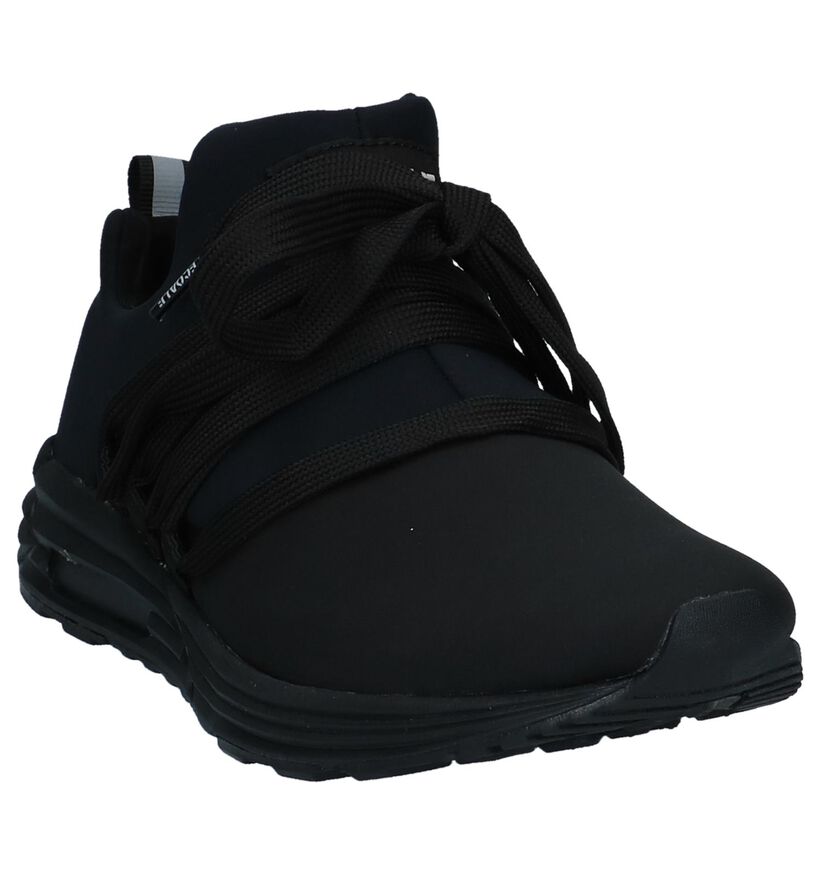 Ecoalf Gecko Zwart Slip-on Sneakers in stof (232450)