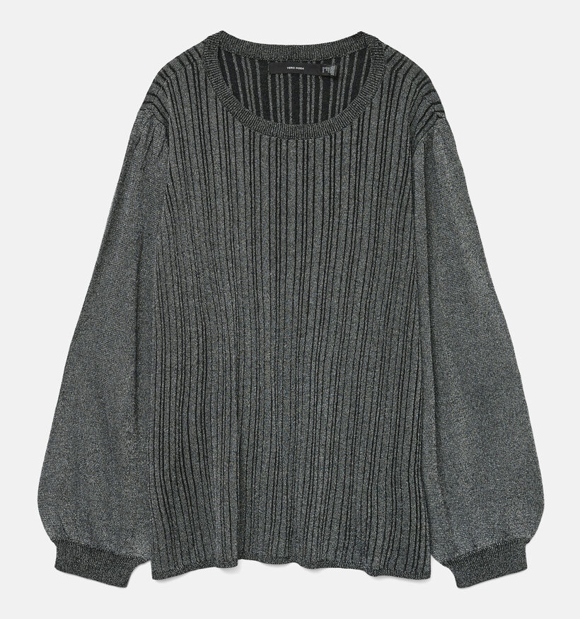 Vero Moda Curve Talia Pull en Gris pour femmes (362585)