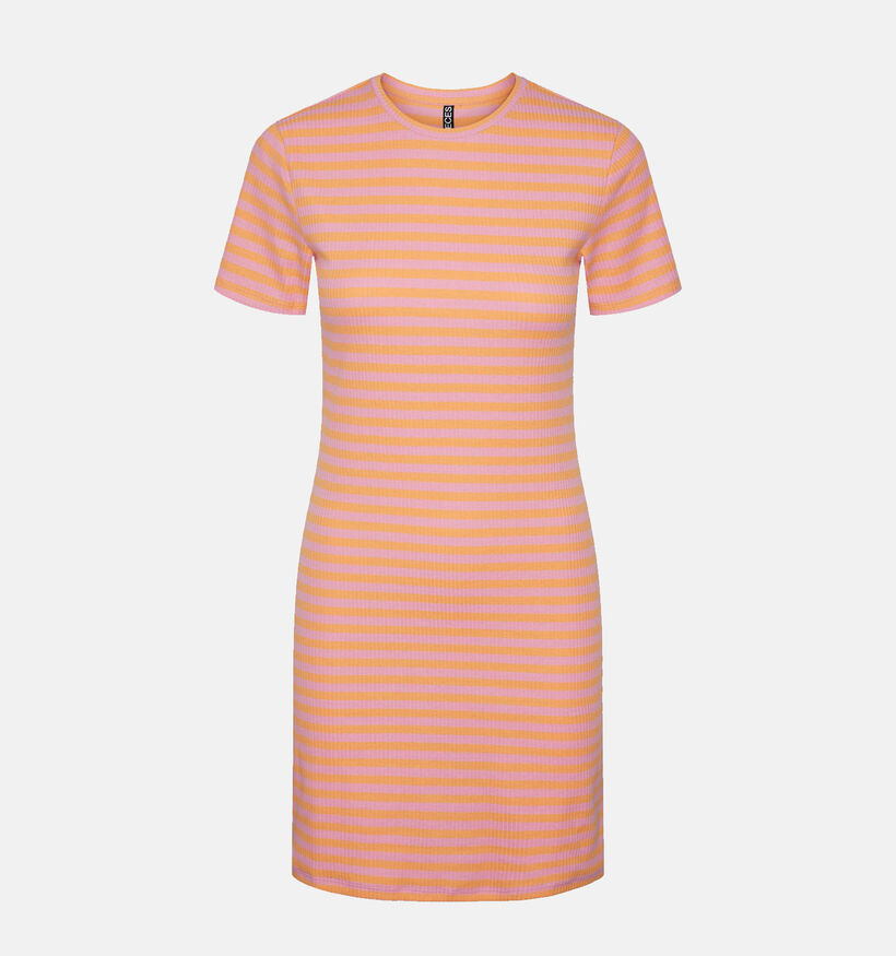 Pieces Ruka Zwarte T-shirt Jurk voor dames (334397)