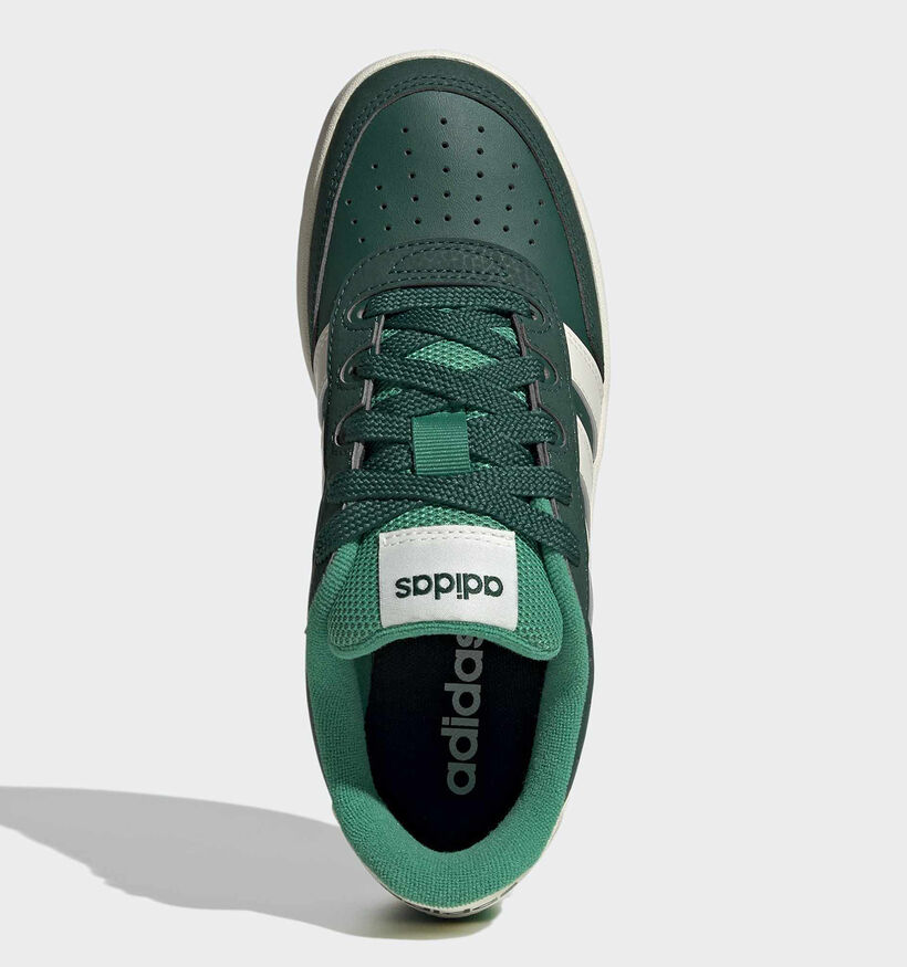 adidas Breakbase Baskets en Vert pour gar&ccedil;ons (380577)