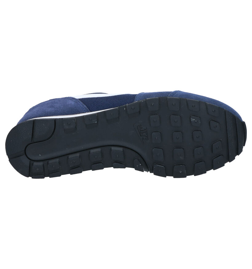 Nike MD Runner Blauwe Sneakers in stof (266539)