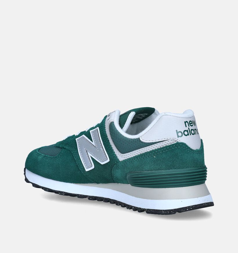 New Balance U 574 Baskets en Vert pour femmes (349403)