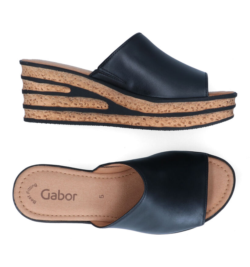 Gabor Best Fitting Mules en Noir pour femmes (301881)