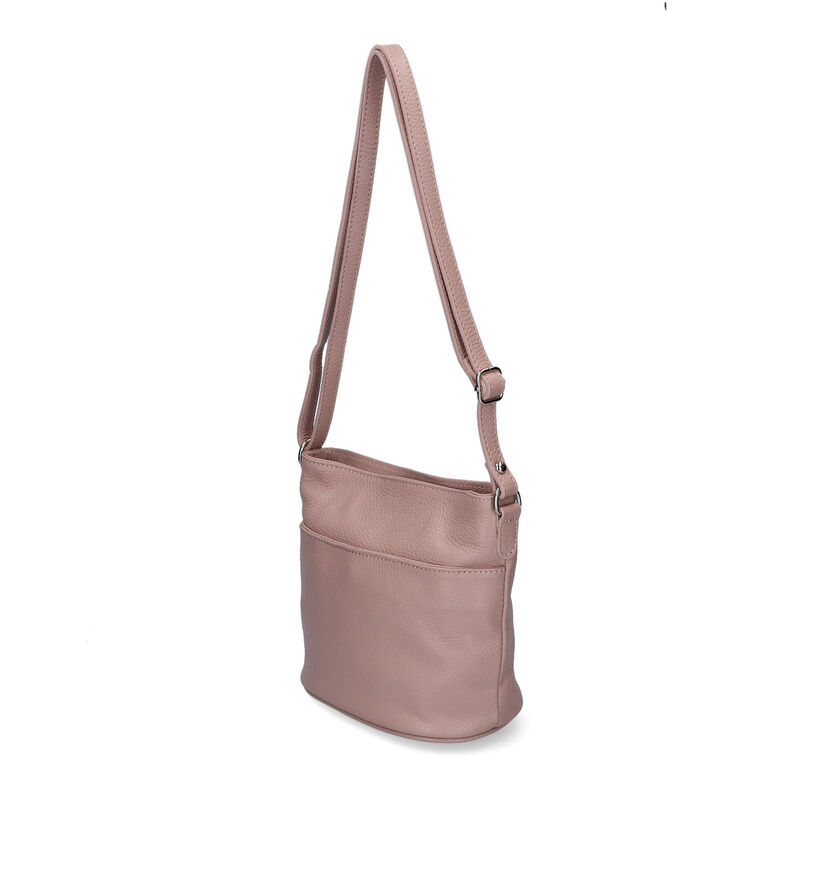 Time Mode Bubu 24 Roze Crossbody Tas in leer (311073)