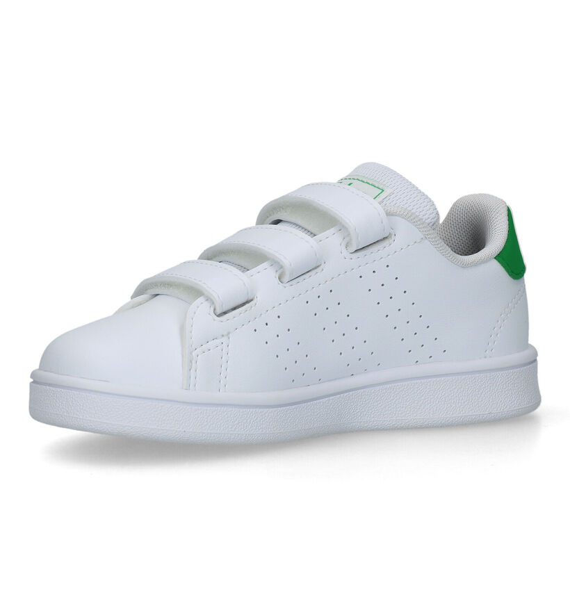 adidas Adventage CF Baskets en Blanc pour filles, garçons (334853) - pour semelles orthopédiques