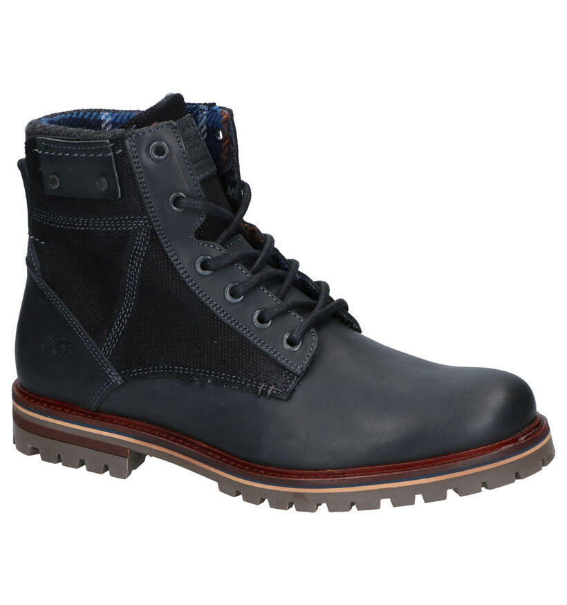 Bullboxer Grijze Boots in leer (256322)