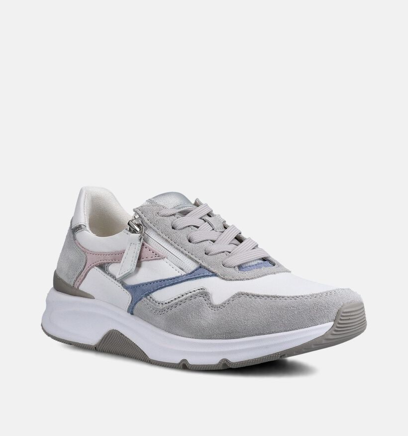 Gabor Rollingsoft Baskets en Gris pour femmes (368398) - pour semelles orthop&eacute;diques