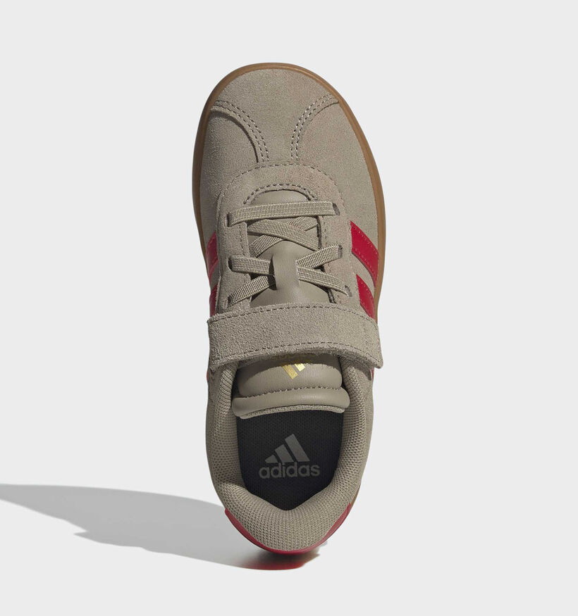 adidas VL Court 3.0 Baskets basses en Kaki pour gar&ccedil;ons (372748)