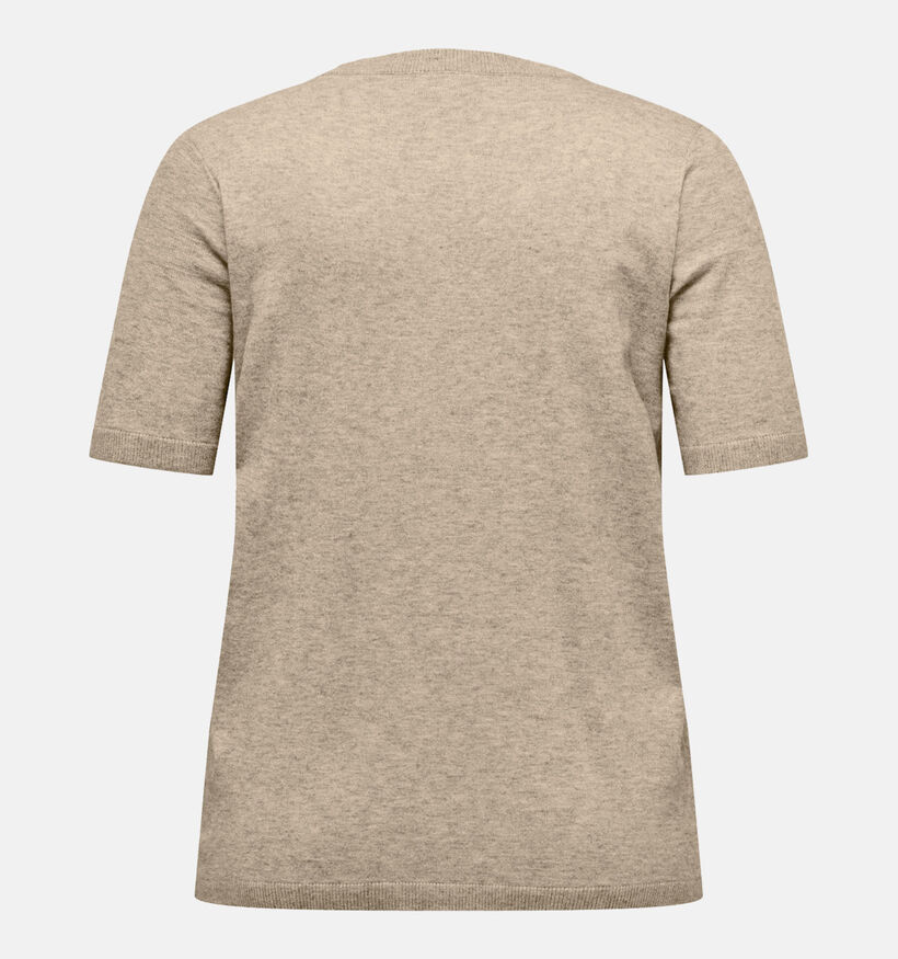 ONLY Carmakoma Beige Trui met Korte Mouwen voor dames (371845)