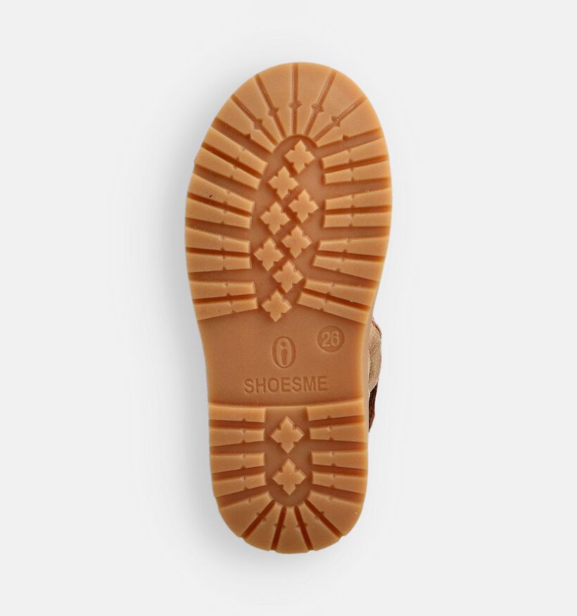 Shoesme Cognac Babylaarzen voor meisjes, jongens (363201) - geschikt voor steunzolen