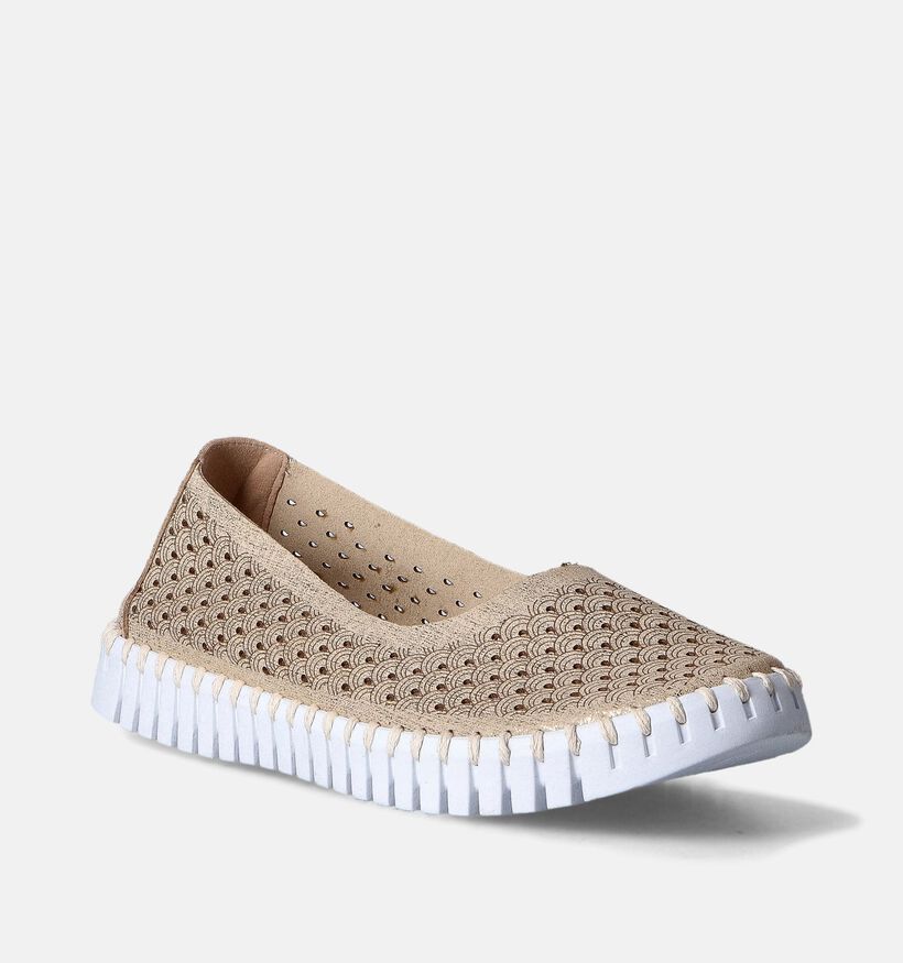 Ilse Jacobsen Tulip  Ballerines en Or pour femmes (355842) - pour semelles orthopédiques