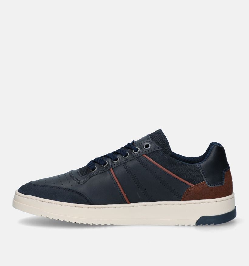 Bullboxer Chaussures à lacets en Bleu pour hommes (328911) - pour semelles orthopédiques