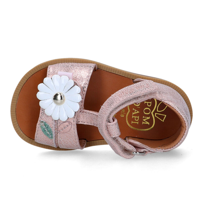 Pom d'Api Poppy Daisy Sandales pour bébé en Or rosé pour filles (337987)