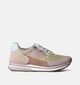 Gabor Beige Sneakers voor dames (352083) - geschikt voor steunzolen