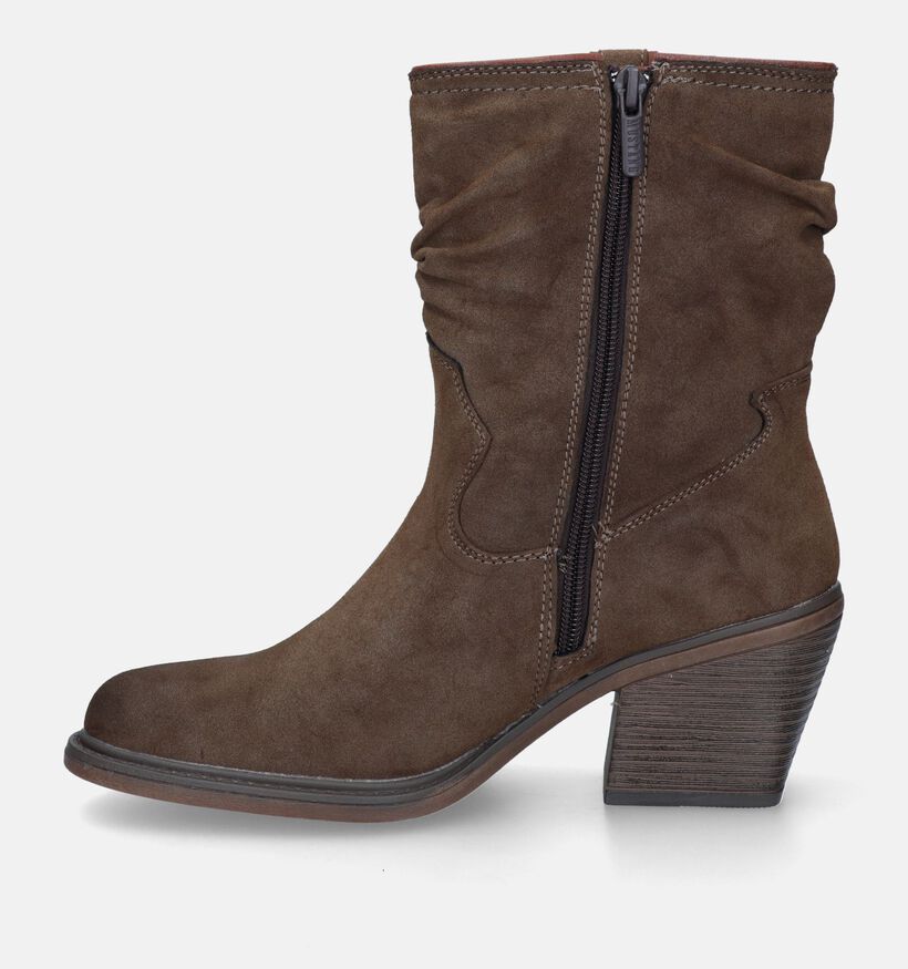 Mustang Bruine Cowboy boots voor dames (331730)