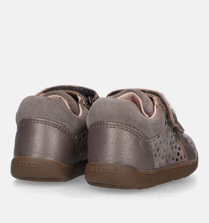 Geox Macchia Chaussures pour bébé en Bronze pour filles (330099) - pour semelles orthopédiques