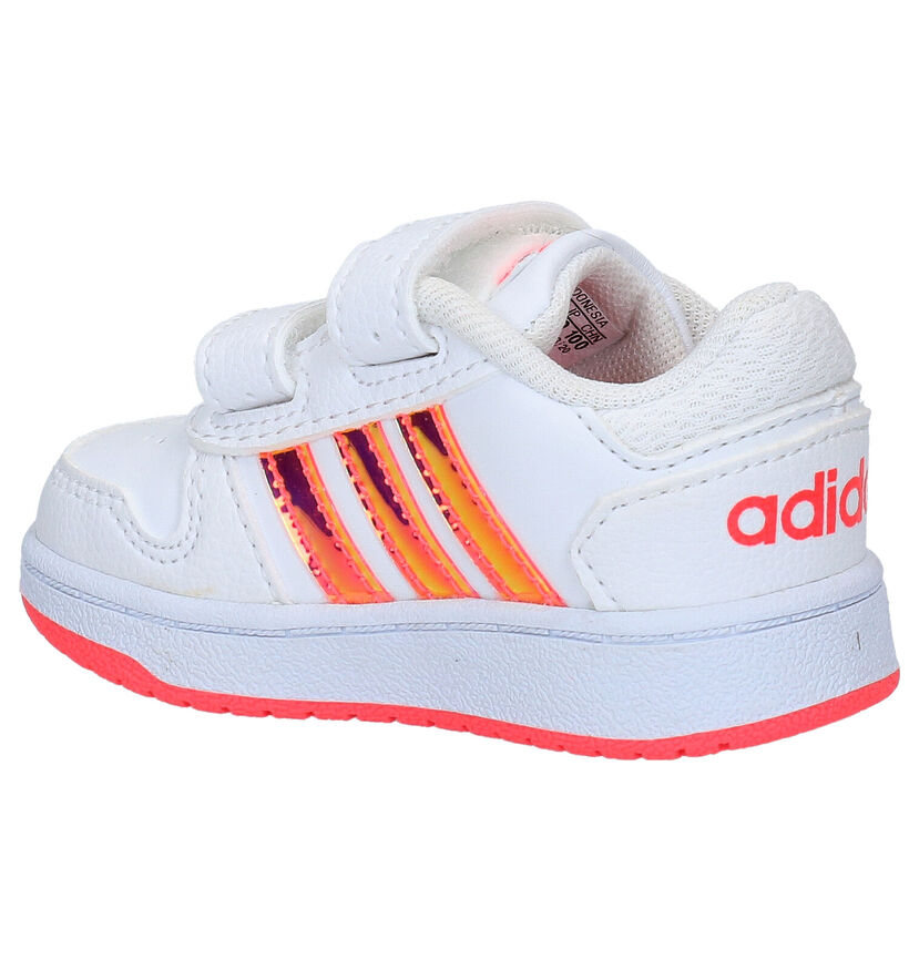 adidas Hoops Baskets en Blanc en simili cuir (276579)