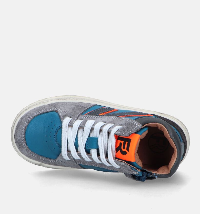 FR by Romagnoli Chaussures hautes en Bleu FR by Romagnoli Chaussures hautes en Bleu pour garçons (330282) - pour semelles orthopédiques