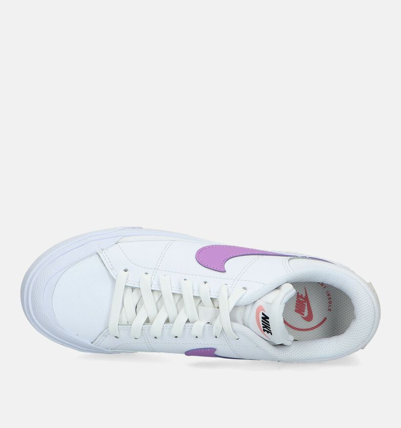 Nike Court Legacy Lift Witte Platform Sneakers voor dames (328020)