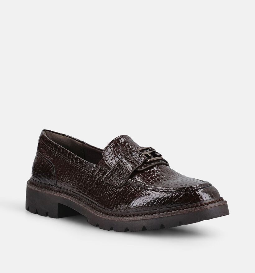 Tamaris Chaussures plates en Brun fonc&eacute; pour femmes (376716)
