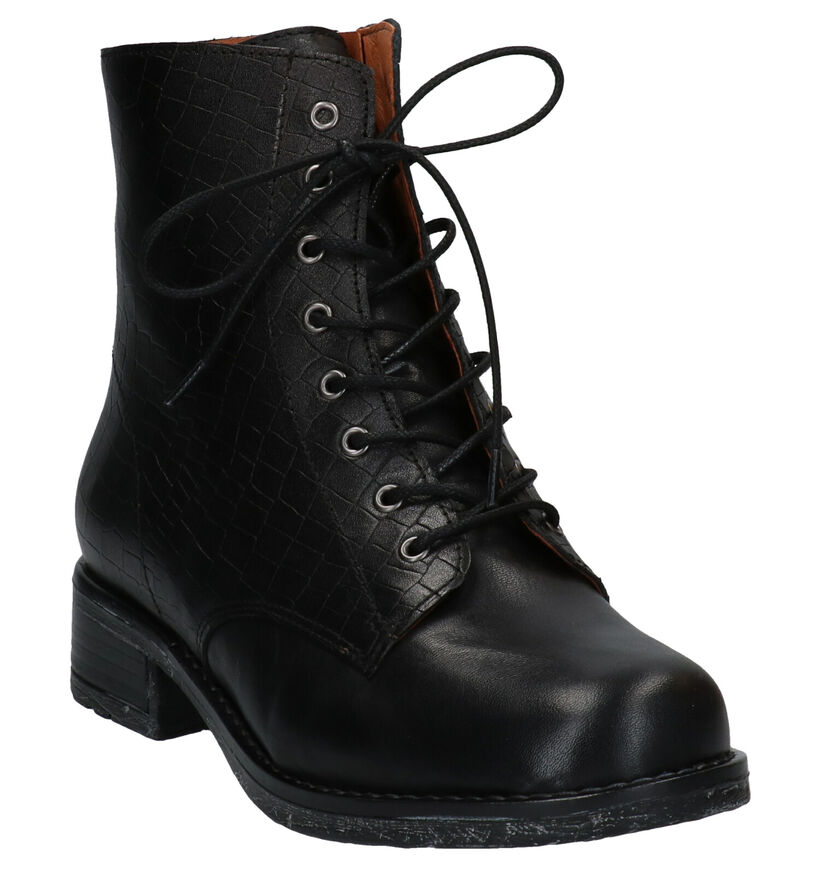 Brako Anatomics Zwarte Boots in leer (284751)