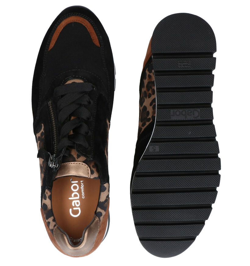 Gabor OptiFit Chaussures à lacets en Orange en nubuck (282469)